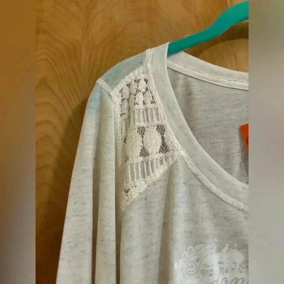 Harley Davidson Long Sleeve Scoop Neck with Lace Embellishments Size 2XL NWT - Picture 5 of 12